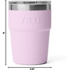 image:imageYETI Rambler 16 oz Stackable Tumbler Vacuum Insulated Stainless Steel with MagSlider Lid  StackableCherry Blossom  Textured