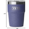 image:imageYETI Rambler 16 oz Stackable Tumbler Vacuum Insulated Stainless Steel with MagSlider Lid  StackableMoon Dust  Textured