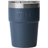 image:imageYETI Rambler 16 oz Stackable Tumbler Vacuum Insulated Stainless Steel with MagSlider Lid  StackableNavyBadge