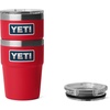 image:imageYETI Rambler 16 oz Stackable Tumbler Vacuum Insulated Stainless Steel with MagSlider Lid  StackableRedBadge