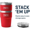image:imageYETI Rambler 16 oz Stackable Tumbler Vacuum Insulated Stainless Steel with MagSlider Lid  StackableRescue Red