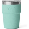 image:imageYETI Rambler 16 oz Stackable Tumbler Vacuum Insulated Stainless Steel with MagSlider Lid  StackableSea StoneTextured