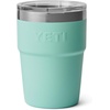 image:imageYETI Rambler 16 oz Stackable Tumbler Vacuum Insulated Stainless Steel with MagSlider Lid  StackableSeafoam