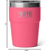 image:imageYETI Rambler 16 oz Stackable Tumbler Vacuum Insulated Stainless Steel with MagSlider Lid  StackableTropical Pink
