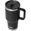 image:imageYETI Rambler 30 oz Travel Mug with Flip Straw Lid  Stainless Steel Vacuum Insulated Leakproof Cup Holder Friendly GrasshopperBlack