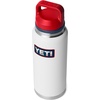 image:imageYETI Rambler 36 oz Bottle Vacuum Insulated Leakproof Stainless Steel with Chug CapWhiteRescue RedNavyBadge