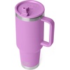 image:imageYETI Rambler 40 oz Travel Mug with Flip Straw Lid  Stainless Steel Vacuum Insulated Leakproof Cup Holder Friendly GrasshopperDesert Bloom