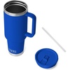 image:imageYETI Rambler 40 oz Travel Mug with Flip Straw Lid  Stainless Steel Vacuum Insulated Leakproof Cup Holder Friendly GrasshopperRoyal Blue