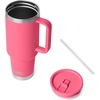 image:imageYETI Rambler 40 oz Travel Mug with Flip Straw Lid  Stainless Steel Vacuum Insulated Leakproof Cup Holder Friendly GrasshopperTropical Pink
