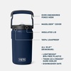 image:imageYETI Silo 40 oz Insulated Magslider Straw Cap Water Jug  Leakproof Lightweight Sports Bottle with Fence Hook Handle  Keeps Drinks IceCold  Ideal for Gym Sports amp Tournaments Cape TaupeSeafoam