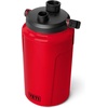 image:imageYETI Silo Half Gallon Insulated Chug Cap Water Jug  Leakproof Lightweight Sports Bottle with Fence Hook Handle  Keeps Drinks IceCold  Ideal for Gym Sports amp Tournaments Cape TaupeRescue Red