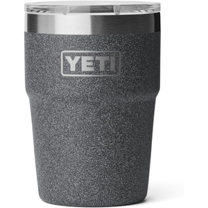 image:imageYETI Rambler 16 oz Stackable Tumbler Vacuum Insulated Stainless Steel with MagSlider Lid  StackableBlack StoneTextured