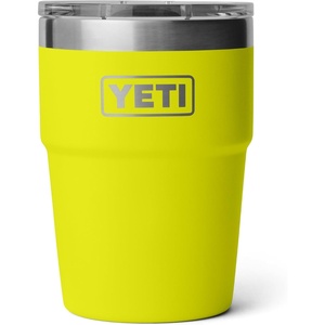 image:imageYETI Rambler 16 oz Stackable Tumbler Vacuum Insulated Stainless Steel with MagSlider Lid  StackableFirefly Yellow