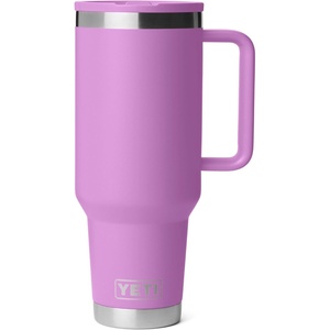 image:imageYETI Rambler 40 oz Travel Mug with Flip Straw Lid  Stainless Steel Vacuum Insulated Leakproof Cup Holder Friendly GrasshopperDesert Bloom