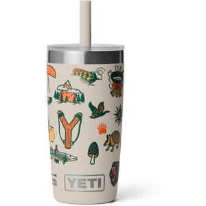 image:imageYETI Rambler Jr 10 Oz Tumbler with Silicone Straw LidCape Summer Camp