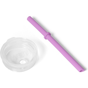 image:imageYETI Rambler Silicone Adjustable Straw Lid Easy Sipping Leakproof DishwasherSafe BPAFree Compatible with R10 oz Jr Tumbler R8 oz Stackable R10 Wine TumblerDesert Bloom