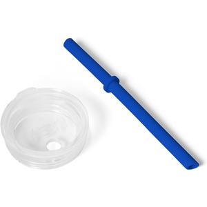 image:imageYETI Rambler Silicone Adjustable Straw Lid Easy Sipping Leakproof DishwasherSafe BPAFree Compatible with R10 oz Jr Tumbler R8 oz Stackable R10 Wine TumblerRoyal Blue