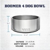 image:imageYETI Boomer 4 Stainless Steel NonSlip Dog Bowl Holds 32 OuncesNordic Blue
