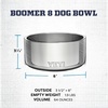 image:imageYETI Boomer 8 Stainless Steel NonSlip Dog Bowl Holds 64 OuncesPace Purple