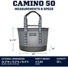 image:imageYETI Camino 50 Carryall with Internal Dividers AllPurpose Utility Boat and Beach Tote Bag Durable WaterproofFirefly Yellow