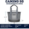 image:imageYETI Camino 50 Carryall with Internal Dividers AllPurpose Utility Boat and Beach Tote Bag Durable WaterproofPace PurpleBlue