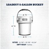 image:imageYETI Loadout 5Gallon Bucket Impact Resistant FishingUtility BucketBig Sky Blue