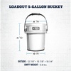 image:imageYETI Loadout 5Gallon Bucket Impact Resistant FishingUtility BucketKey Lime