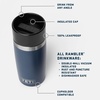 image:imageYETI Rambler 16 oz Travel Bottle Stainless Steel Vacuum Insulated with Leakproof Commuter Cap Pace PurpleNavy