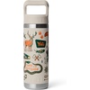 image:imageYETI Rambler 18 oz Bottle Vacuum Insulated Stainless Steel with Color Matching Straw Cap Pace PurpleCape Summer Camp