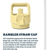 image:imageYETI Rambler 18 oz Bottle Vacuum Insulated Stainless Steel with Color Matching Straw Cap Pace PurpleDaybreak Yellow