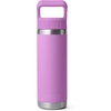 image:imageYETI Rambler 18 oz Bottle Vacuum Insulated Stainless Steel with Color Matching Straw Cap Pace PurpleDesert Bloom