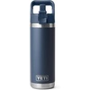 image:imageYETI Rambler 18 oz Bottle Vacuum Insulated Stainless Steel with Color Matching Straw Cap Pace PurpleNavy