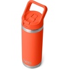 image:imageYETI Rambler 18 oz Bottle Vacuum Insulated Stainless Steel with Color Matching Straw Cap Pace PurplePapaya