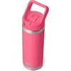 image:imageYETI Rambler 18 oz Bottle Vacuum Insulated Stainless Steel with Color Matching Straw Cap Pace PurpleTropical Pink
