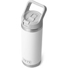 image:imageYETI Rambler 18 oz Bottle Vacuum Insulated Stainless Steel with Color Matching Straw Cap Pace PurpleWhite