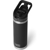 image:imageYETI Rambler 18 oz Water Bottle with Flip Chug Cap Tropical PinkBlack
