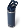 image:imageYETI Rambler 18 oz Water Bottle with Flip Chug Cap Tropical PinkNavy