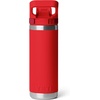 image:imageYETI Rambler 18 oz Water Bottle with Flip Chug Cap Tropical PinkRescue Red