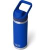 image:imageYETI Rambler 18 oz Water Bottle with Flip Chug Cap Tropical PinkRoyal Blue