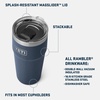 image:imageYETI Rambler 20 oz Stackable Tumbler Stainless Steel Vacuum Insulated with MagSlider LidPace Purple