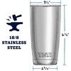 image:imageYETI Rambler 20 oz Stainless Steel Vacuum Insulated Tumbler wMagSlider LidPace Purple