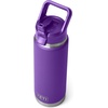 image:imageYETI Rambler 26 oz Bottle Vacuum Insulated Stainless Steel with Color Matching Straw CapPace Purple