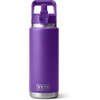 image:imageYETI Rambler 26 oz Bottle Vacuum Insulated Stainless Steel with Color Matching Straw CapPace Purple