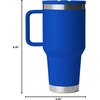 image:imageYETI Rambler 30 oz Travel Mug with Flip Straw Lid  Stainless Steel Vacuum Insulated Leakproof Cup Holder Friendly Pace PurpleRoyal Blue
