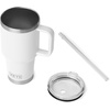 image:imageYETI Rambler 35 oz Straw Mug 20  DoubleWall Vacuum Insulation for Cold Beverages  Dishwasher Safe  Cupholder Compatible  Reusable Straw  Comfortable Grip Handle  Travel Mug  Pace PurpleWhite