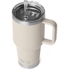 image:imageYETI Rambler 35 oz Straw Mug 20  DoubleWall Vacuum Insulation for Cold Beverages  Dishwasher Safe  Cupholder Compatible  Reusable Straw  Comfortable Grip Handle  Travel Mug  Pace PurpleCape Taupe