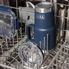 image:imageYETI Rambler 35 oz Straw Mug 20  DoubleWall Vacuum Insulation for Cold Beverages  Dishwasher Safe  Cupholder Compatible  Reusable Straw  Comfortable Grip Handle  Travel Mug  Pace PurpleBlack
