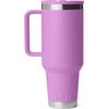 image:imageYETI Rambler 40 oz Travel Mug with Flip Straw Lid  Stainless Steel Vacuum Insulated Leakproof Cup Holder Friendly Pace PurpleDesert Bloom