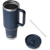 image:imageYETI Rambler 40 oz Travel Mug with Flip Straw Lid  Stainless Steel Vacuum Insulated Leakproof Cup Holder Friendly Pace PurpleNavy
