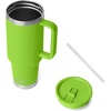 image:imageYETI Rambler 40 oz Travel Mug with Flip Straw Lid  Stainless Steel Vacuum Insulated Leakproof Cup Holder Friendly Pace PurpleVenom